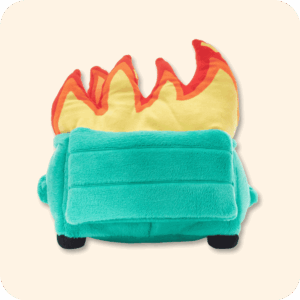 Dumpster Fire Plush Style B